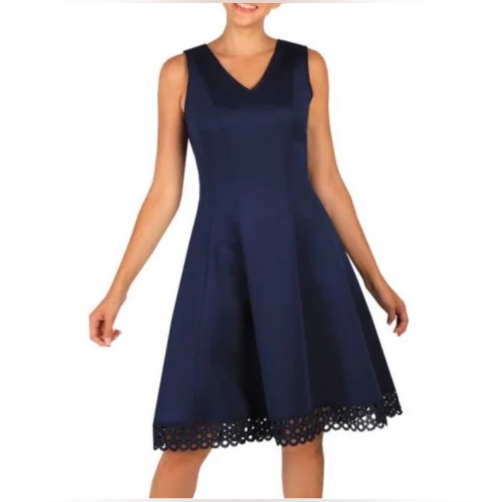 Donna Ricco Blue Dress